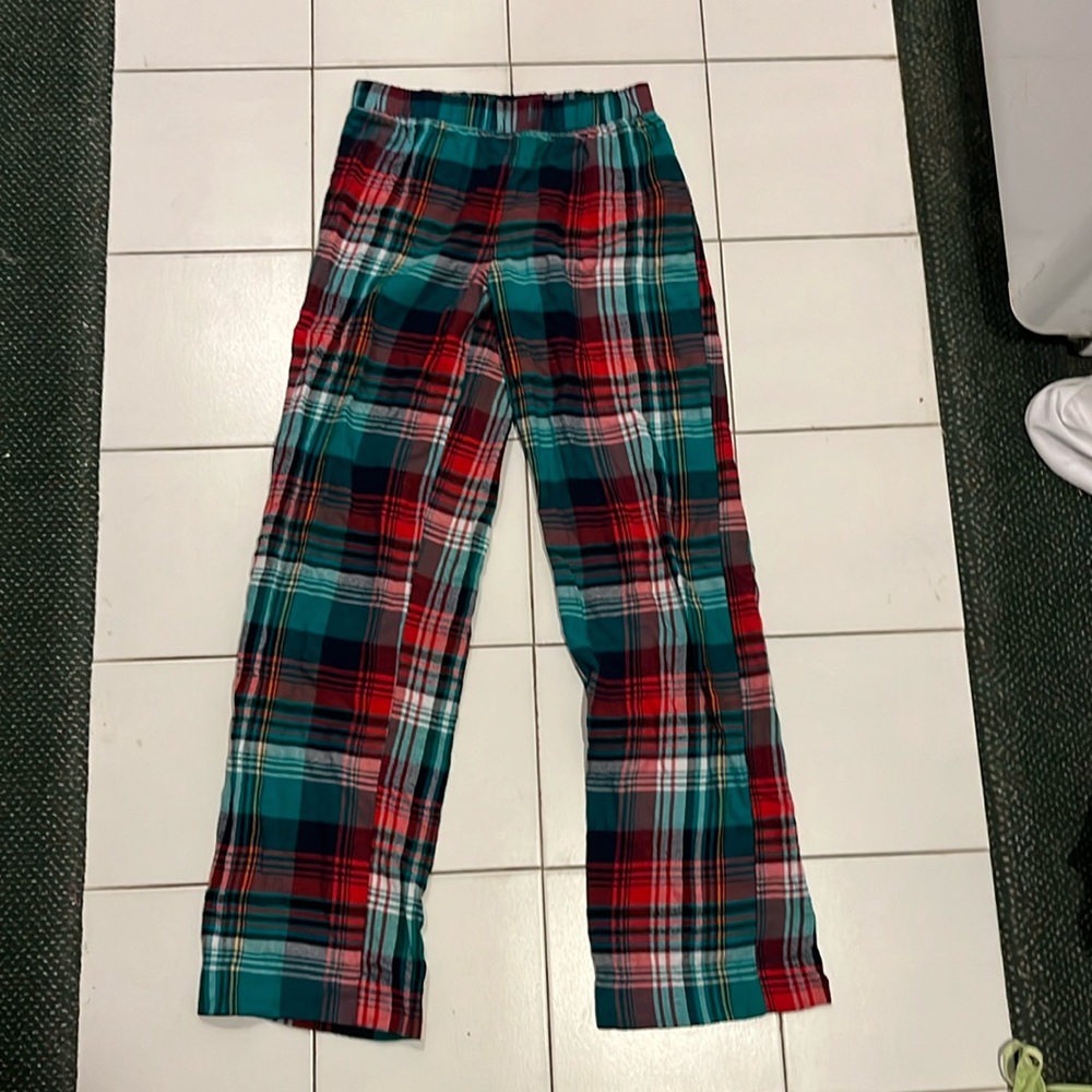 Plaid pajama pants